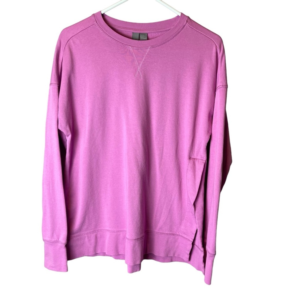 Sweaty Betty After Class Split Sweatshirt Pink XS